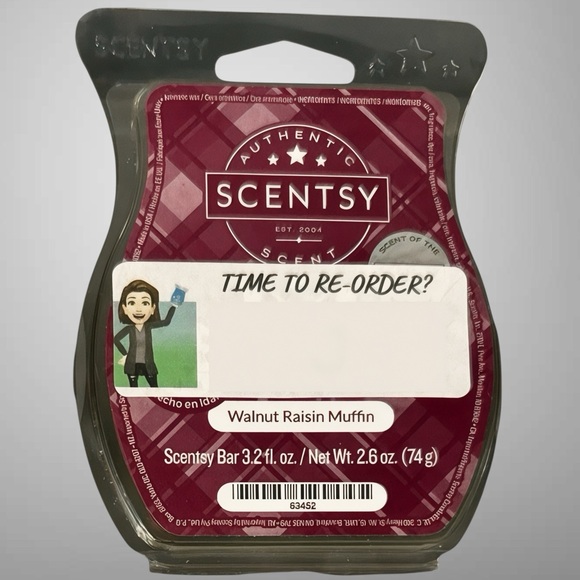 Walnut Raisin Muffin - Scentsy Wax Bar - Picture 3 of 3